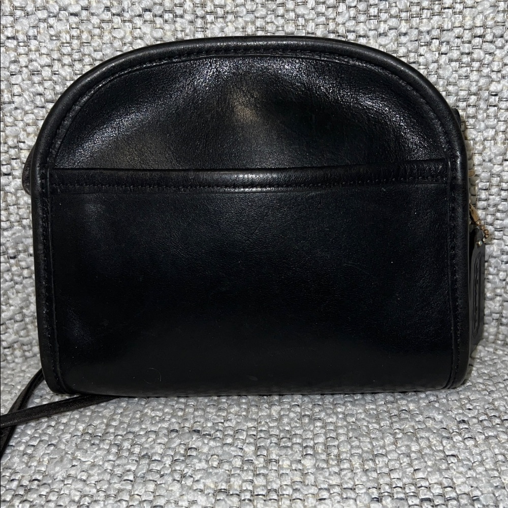 Vintage Coach Legacy Abbie black 9017 bag leather purse cross